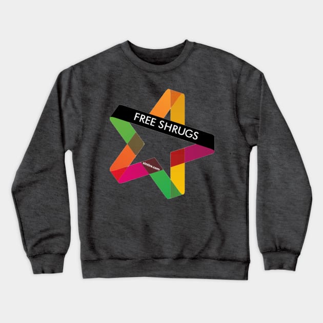 Free Shrugs Crewneck Sweatshirt by Elvira Khan